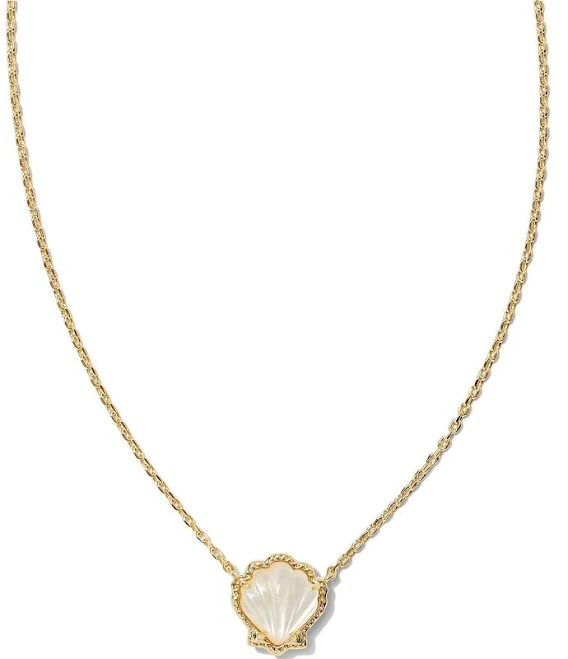 Kendra Scott Brynne Shell Pendant Necklace