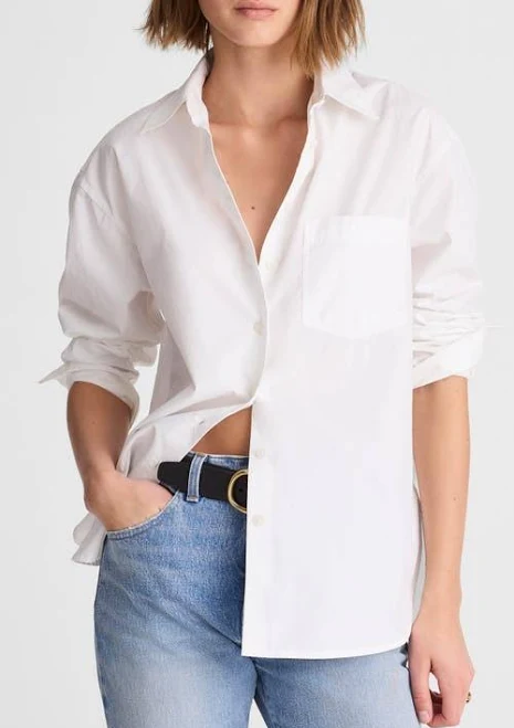 Madewell Women's Easy Poplin Button-Up Shirt