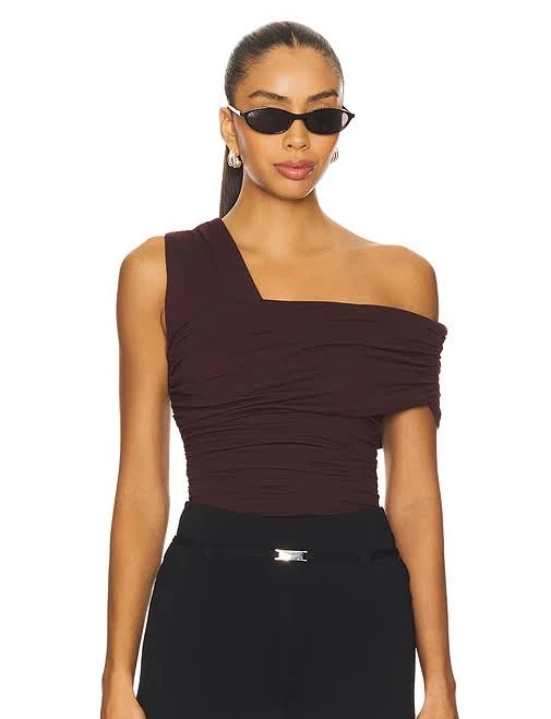 Susana Monaco One Arm Gathered Top