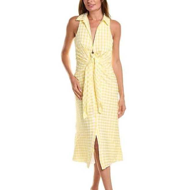 LIKELY Rommia Check Shirtdress