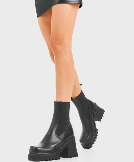 Elevate Chunky Platform Ankle Boots