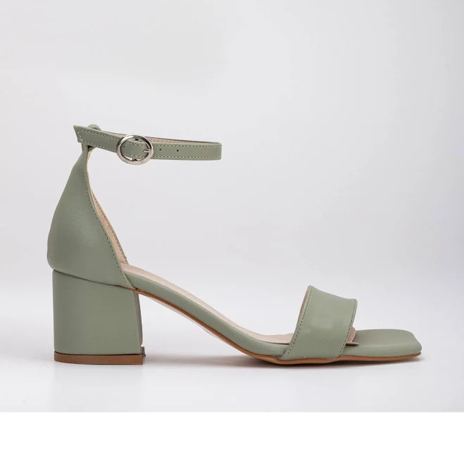 Forever & Always Shoes Iva Low Block Heel Sandals