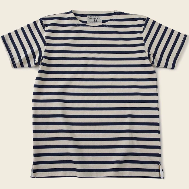 French Sailor Boat Neck Breton Stripe T-Shirt