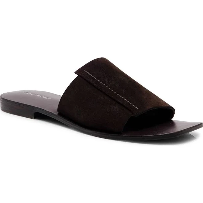 Free People Verona Leather Slide Sandals