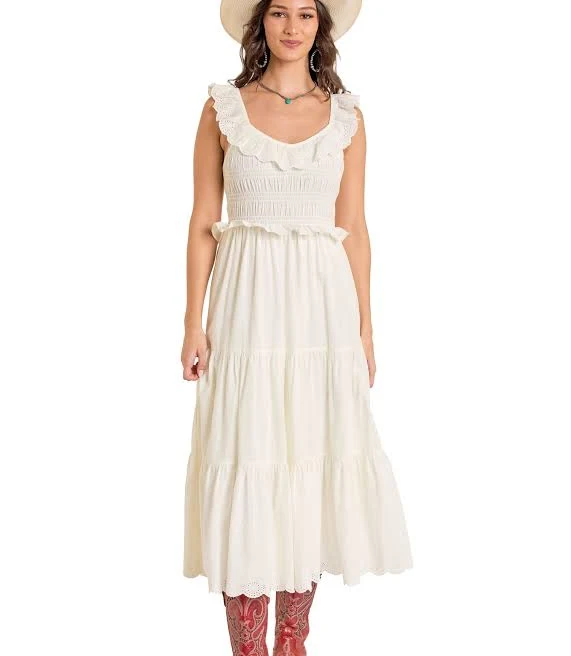 Women's Tiered Eyelet Dress