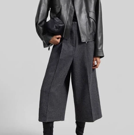 Leher Tailored Wool Culottes