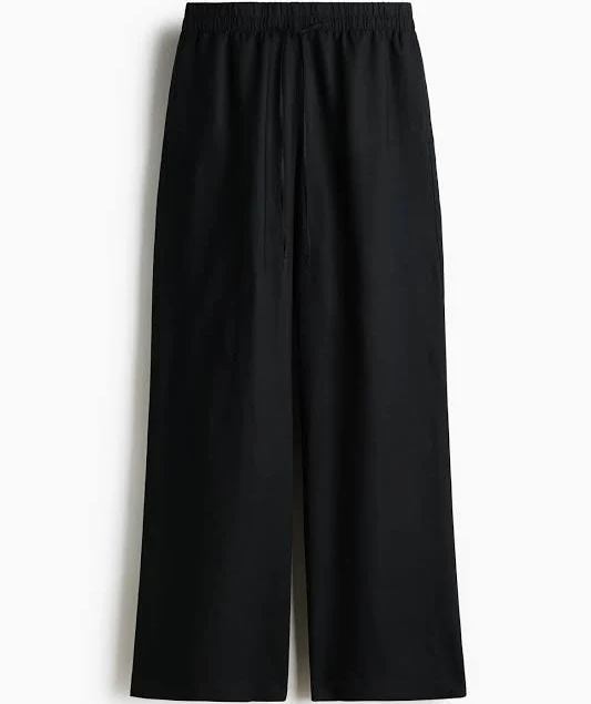 H&M Ladies Linen-Blend Pants