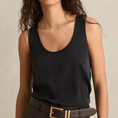 Reiss Women's Ruby Silk-Front Cami Top