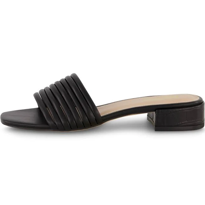 Cushionaire Women's Nino Strappy Block Heel Slide Sandal