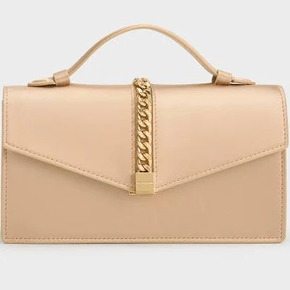 Charles & Keith Taisia Chain Envelope Bag