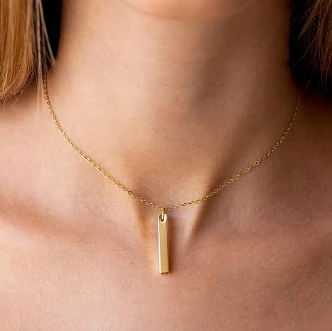 Geometric Gold Necklace