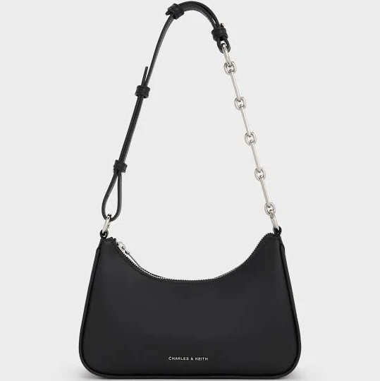 Lane Chain-Link Shoulder Bag