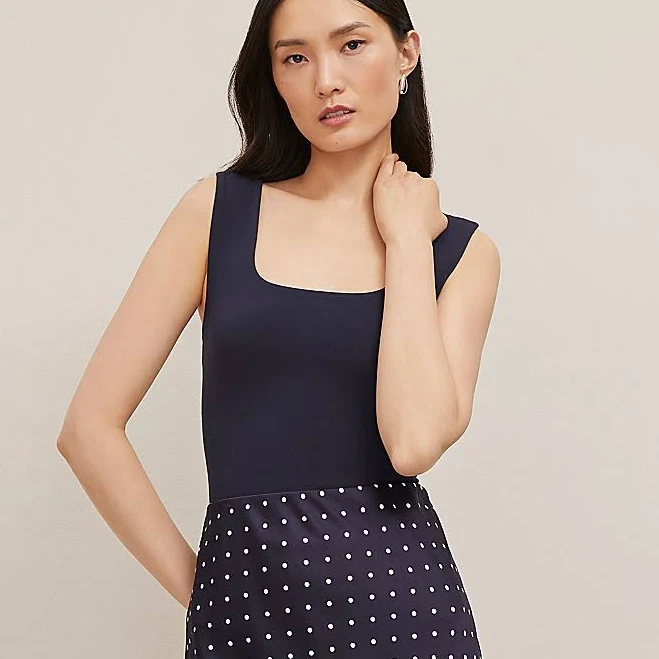 Ann Taylor Women's Square Neck Tank Top