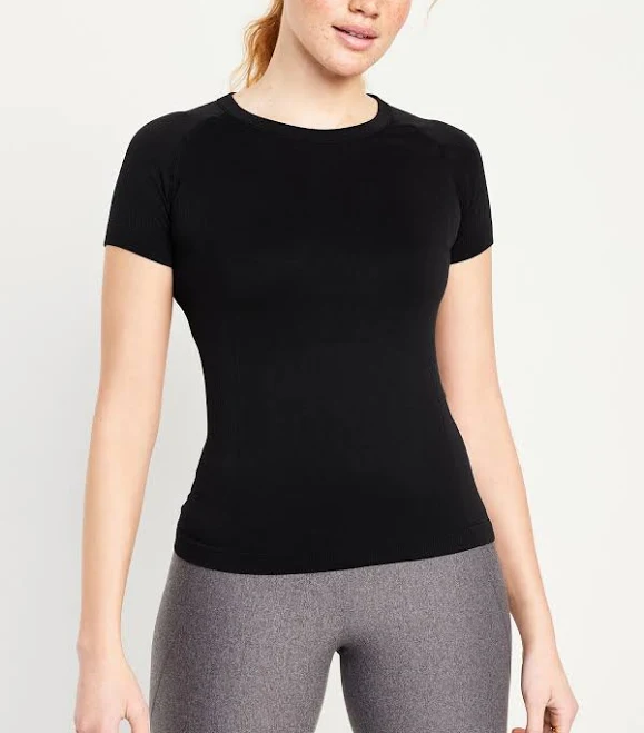 Old Navy Women's Fluid Seamless Fitted T-Shirt