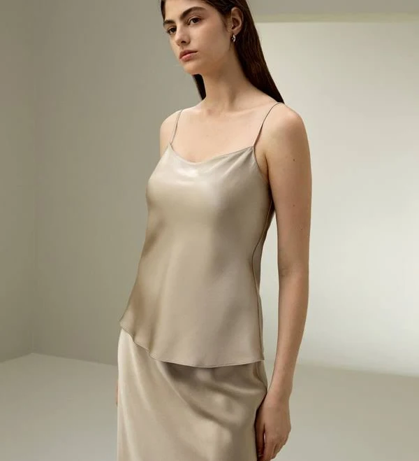 Lilysilk Women's Double-Faced Silk Charmeuse Camisole