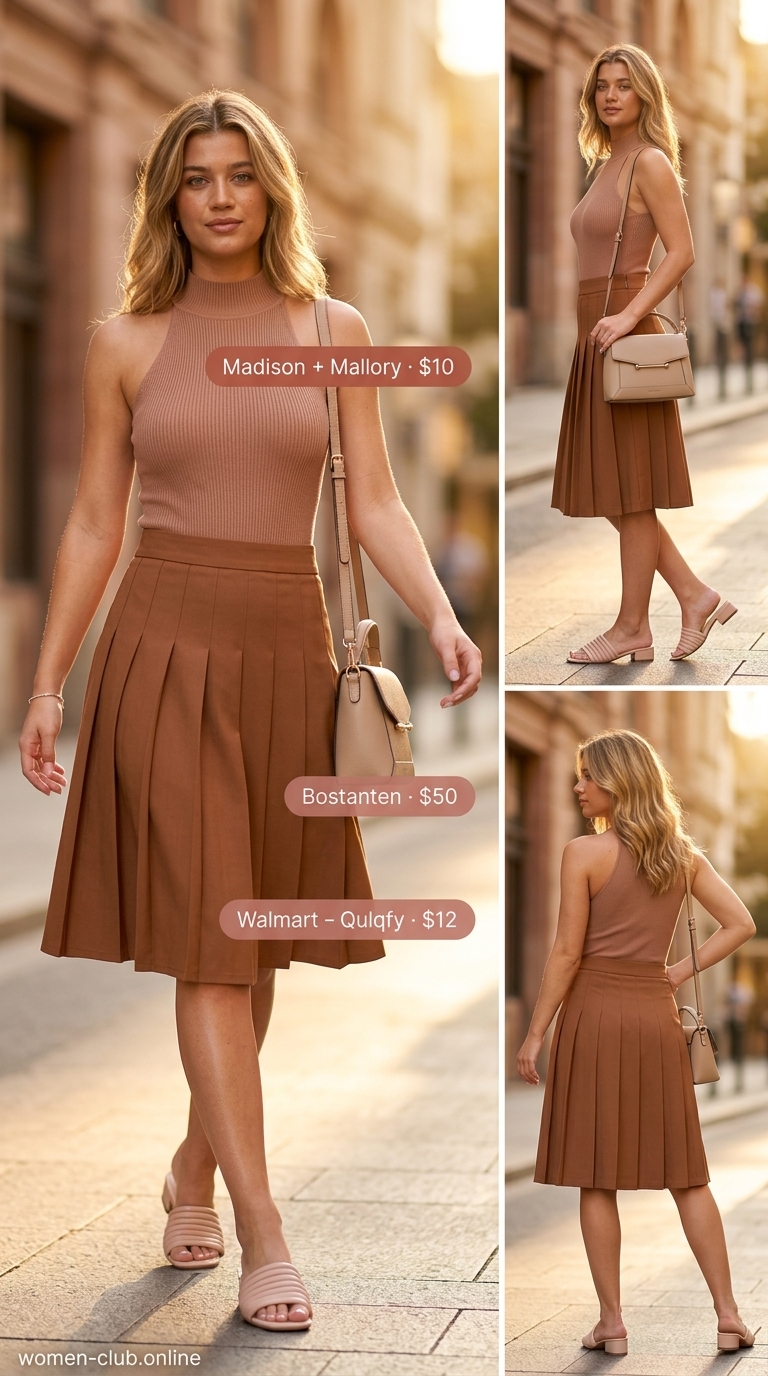 Vibrant Summer Bodysuit Outfits For Women 2026 Vibrant summer bodysuit going out outfit for women 2026: hot pink bodysuit, mini skirt, block heels.