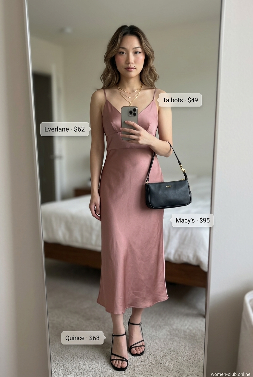 Elegant muted floral print slip dress for vintage summer outfits for women 2026, perfect for date night.