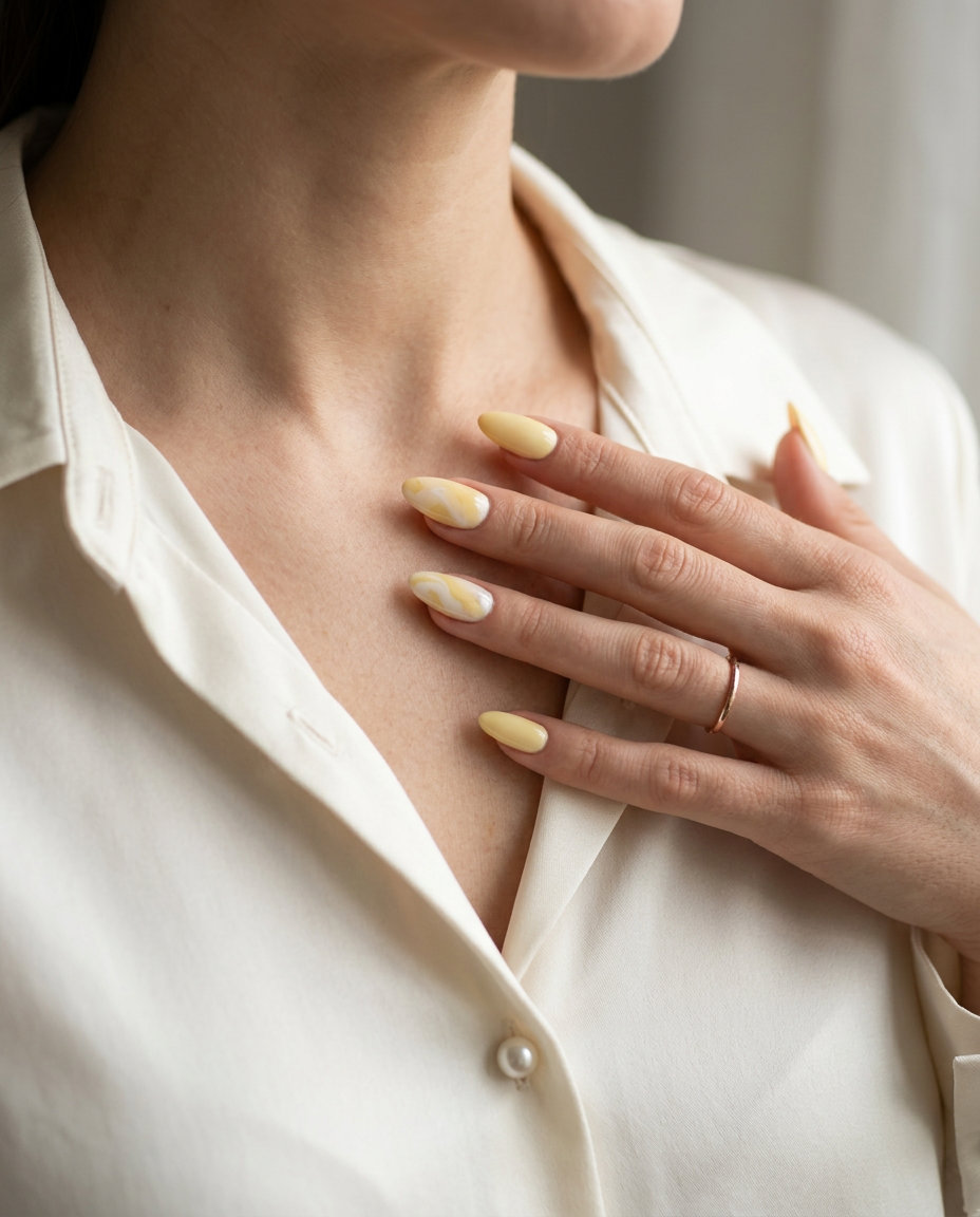 almond summer nails 2026 for fair skin outfit idea - fashion styling inspiration
