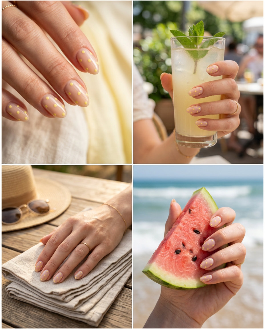 almond summer nails 2026 for fair skin outfit idea - fashion styling inspiration