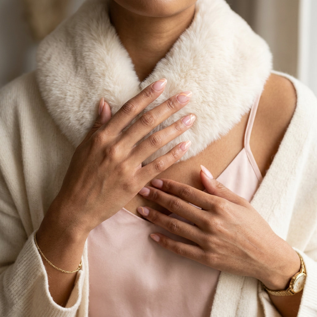 Peach Swirl French Tips: Romantic wedding guest nails with soft peach and creamy white swirls. June nails ideas - summer ideas 2026.