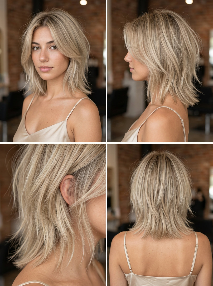 Linen Cloud Bixie Haircut 2026 short bixie haircut in linen blonde with sandy lowlights and soft face-framing for effortless style