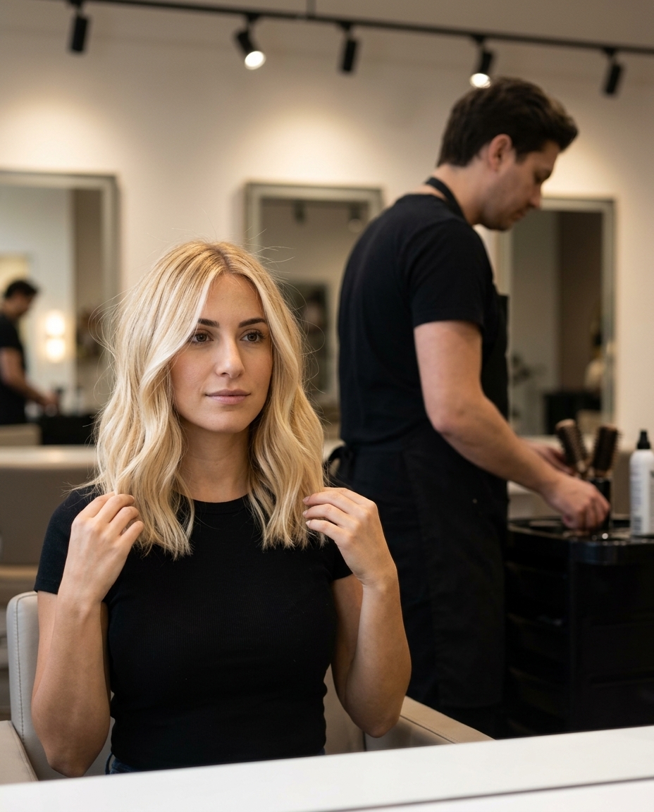 long honey blonde hair color with platinum honey blonde babylights and creamy gold