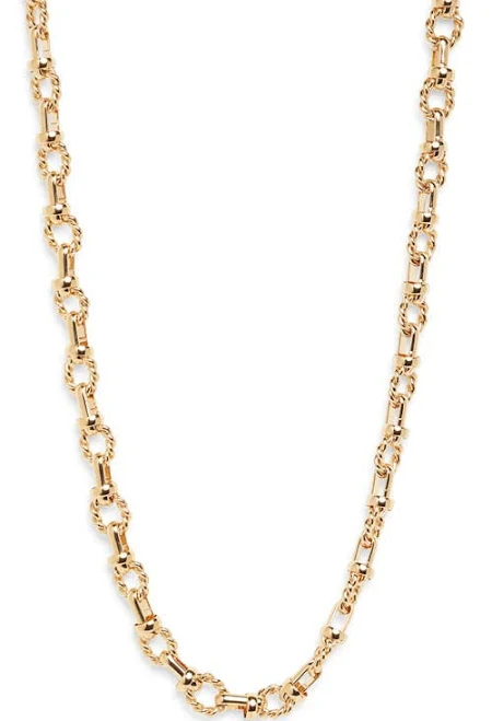 accessory 14K Gold Plated Demi Fine Chain Necklace Nordstrom $39