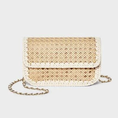 bag A New Day Straw Caning Crossbody Bag Target $24