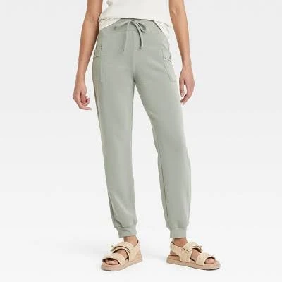 pants A New Day Women's High-Rise Relaxed Fit Cargo Joggers with Side Pockets Target $25