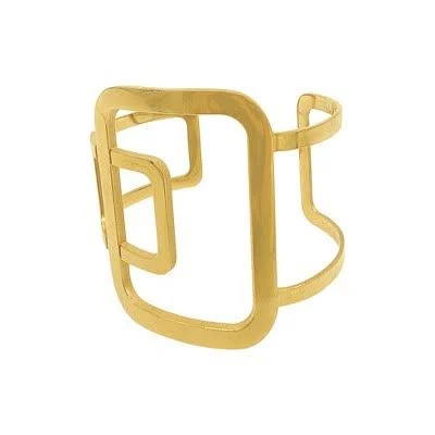 accessory Adornia 14K Gold-Plated Sculptural Cuff Bracelet Target $39.97