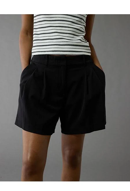 shorts AE Women's High-Waisted Pleated Stretch Trouser Shorts American Eagle Outfitters $14.98