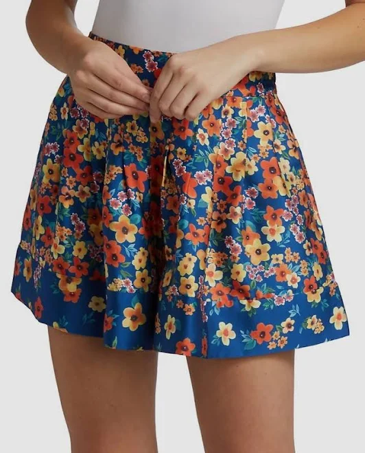 shorts AMUR Women's Oaklyn Pleated Floral Shorts eBay - truehabit $71.69
