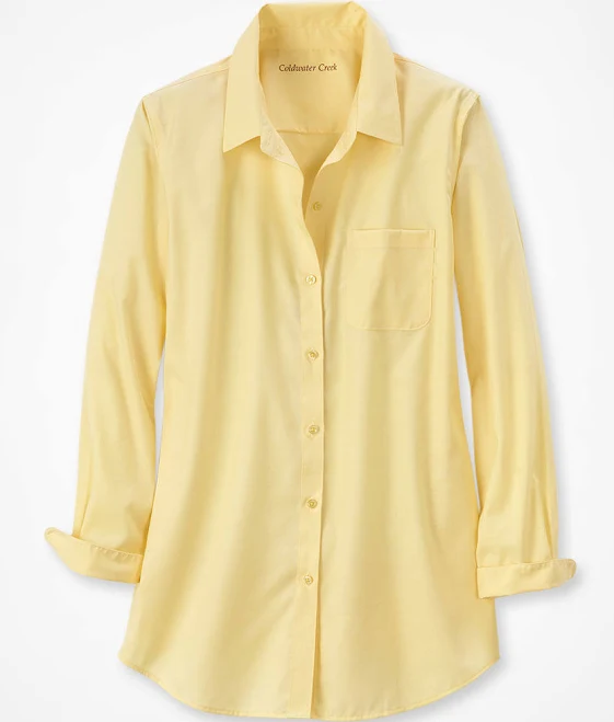 outfits Anytime No-Iron Tunic Coldwater Creek $94.95