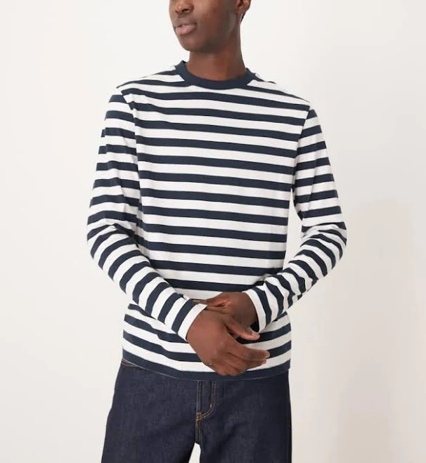 top ASOS DESIGN Long Sleeve Stripes T-Shirt ASOS $22.99