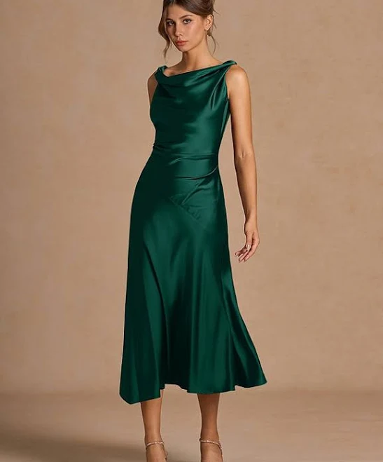dress Azazie Cowl Sheath Midi Dresses Azazie.com $99