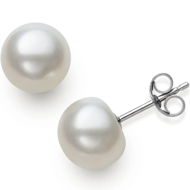accessory Belle de Mer Sterling Silver Cultured Freshwater Pearl Stud Earrings Macy's $8.99