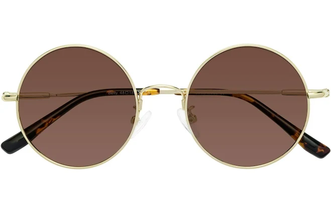 accessory Belly Retro-Vintage Flexible Round Tinted Sunglasses Yesglasses $64.1