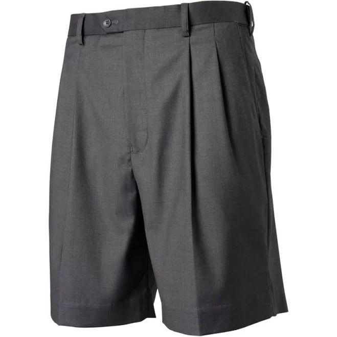 shorts Bocaccio Men's Pleated Expandable Waistband 9in Golf Shorts TGW $34.99