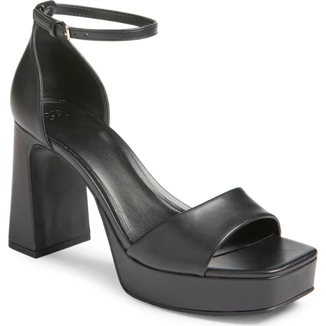 shoes BP. Helix Platform Ankle Strap Sandal in Black at Nordstrom, Size 8 Nordstrom $59.95