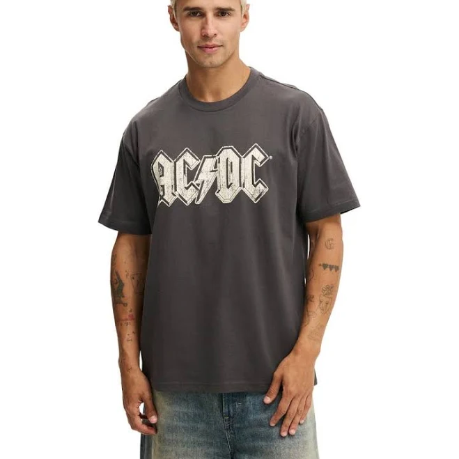 top Cotton On Men's Loose Fit ACDC T-Shirt Nordstrom $49.99
