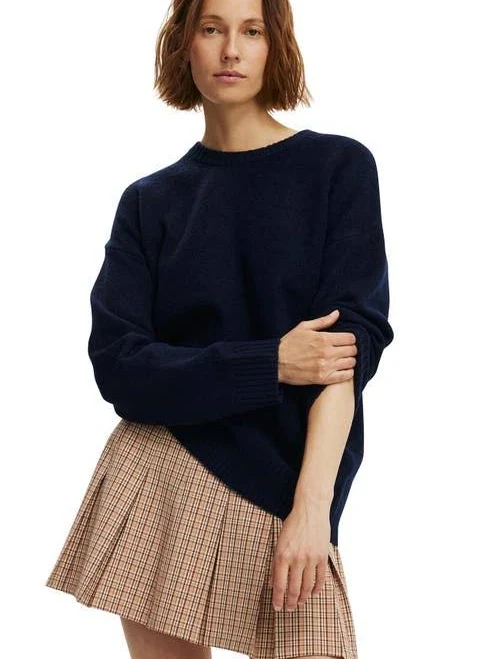 top Cotton On Women's Luxe Crew Sweater Nordstrom $49.99