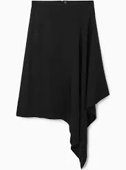 skirt Draped Asymmetric Midi Skirt cos.com $135