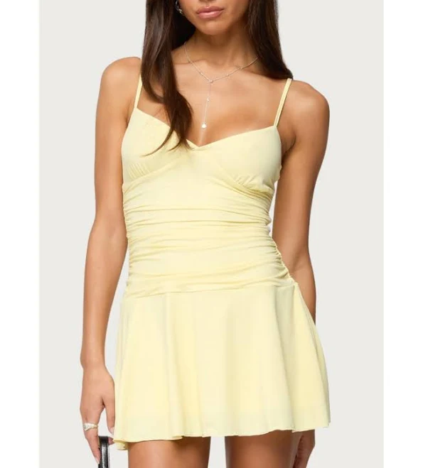 dress Edikted Women's Deborah Ruched Mini Dress Macy's $46.2