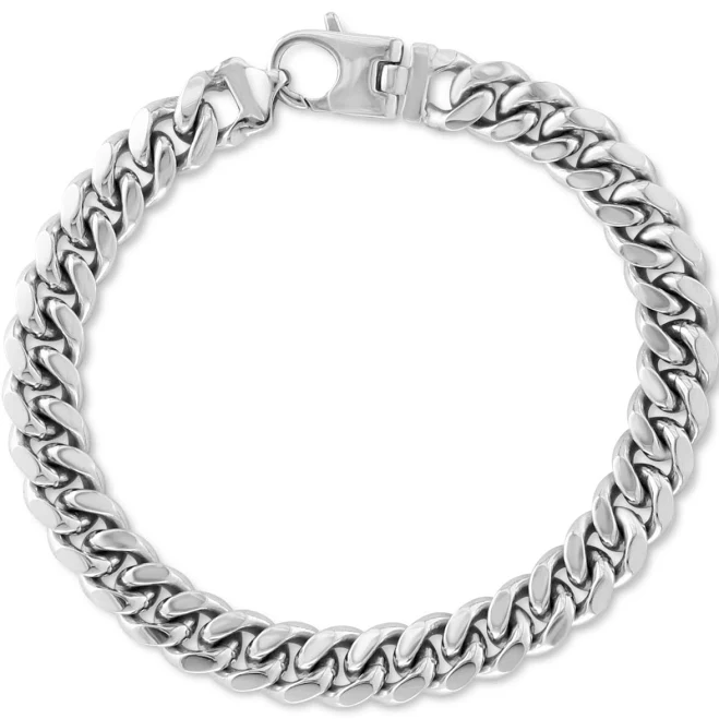 accessory Effy Men's Sterling Silver Curb Link Chain Bracelet Macy's $350