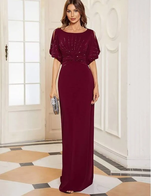 bodycon dress Ever-Pretty Short Sleeve Round Neck Bodycon Formal Dress Ever-Pretty $66.29