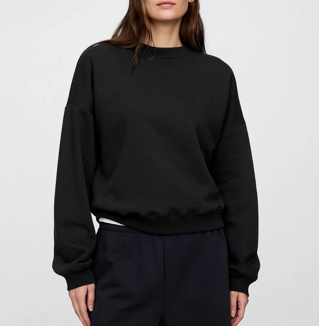 sweatshirt Gap Women's Relaxed Wedge Crewneck Sweatshirt Gap Factory $21.99