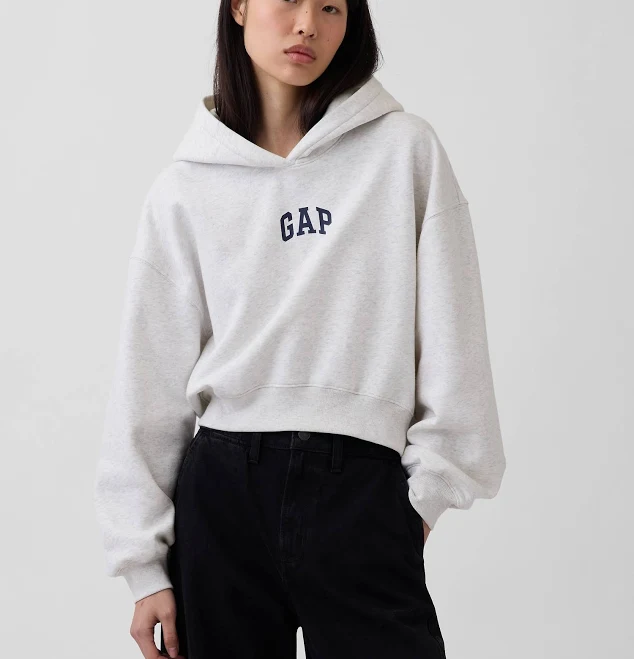 top Gap Women's Vintagesoft Crop Hoodie Gap $39