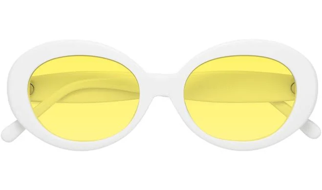 accessory Hipster Acetate Oval Tinted Sunglasses Sunwear Lenses Yesglasses $69