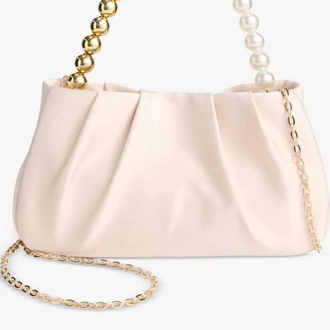 bag INC International Concepts Women's Imitation Pearl Handle Handbag Macy's $48.65