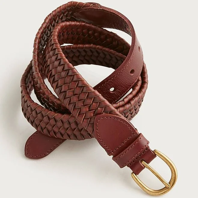 accessory J.Crew Men's Woven Elasticated Italian Leather Belt J.Crew $69.5